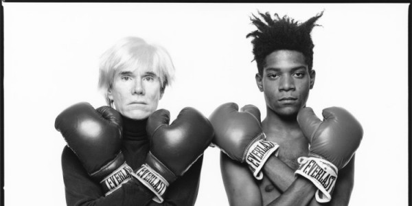 Michael Halsband, Andy Warhol & Jean-Michel Basquiat #143 New York City, July 10, 1985, 1985 Tirage gélatino-argentique, 2022, édition 1/1 plus 1 AP, 152,4 x 121,92 cm - Courtesy de l’artiste © Michael Halsband