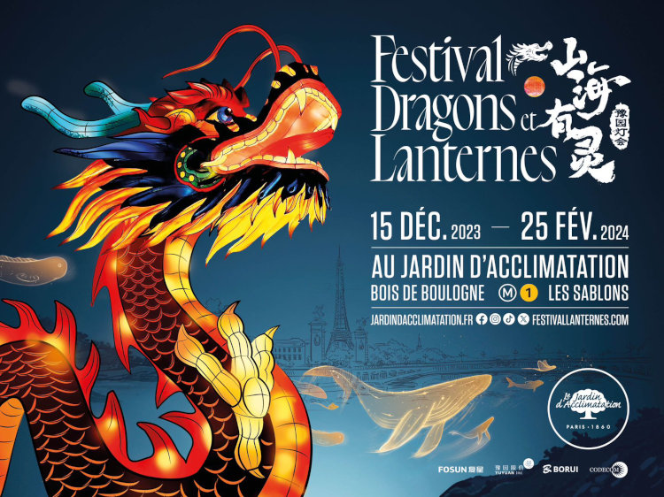 Affiche du Festival Dragons et Lanternes