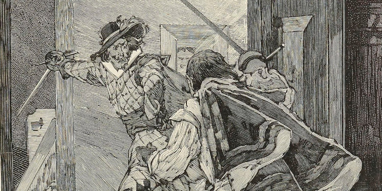Illustration pour la pièce de théâtre "Ruy Blas", de Victor Hugo, parue dans "Le Monde illustré" du 12 avril 1879 © Paris Musées / Maisons de Victor Hugo Paris-Guernesey