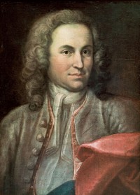 Johann Sebastian Bach à 30 ans par Johann Ernst Rentsch the Elder, 1715