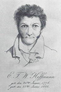 E.T.A. Hoffmann, autoportrait, 1800
