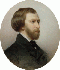 Alfred de Musset par Charles Landelle, 1854