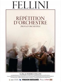 Répétition d'orchestre, affiche version restaurée