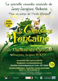 Chantons la Fontaine : Affiche au Théâtre du Gymnase