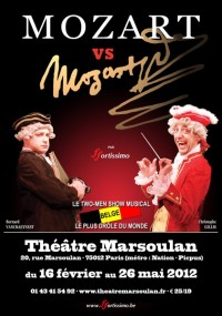 Mozart versus Mozart : Affiche au Théâtre Marsoulan