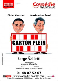 Carton plein : Affiche à la Comédie Bastille