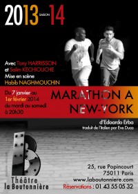 Marathon à New-York au Théâtre La Boutonnière