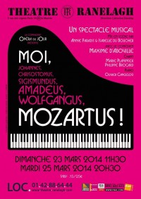 Moi… Mozartus ! au Théâtre Ranelagh