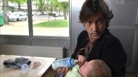 Frédéric Diefenthal (Lionel), Maxence Boulmé (le bébé)