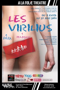 Affiche Les Virilius à La Folie Théâtre