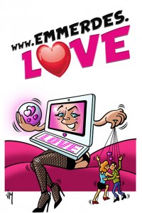 www.emmerdes.love.fr - Affiche