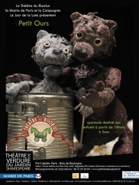 Petit ours au Théâtre de verdure : Affiche