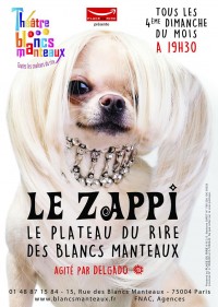 Le Zappi show au Théâtre des Blancs-Manteaux : flyer recto