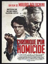 Chronique d'un homicide, affiche version restaurée