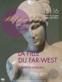 La Fille du Far-West (Scala de Milan) : Affiche