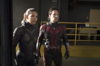Evangeline Lilly (Hope Van Dyne / La Guêpe), Paul Rudd (Scott Lang / Ant-Man)
