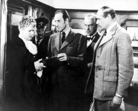 Mary Forbes (Lady Margaret Carstairs), Basil Rathbone, Nigel Bruce, Dennis Hoey