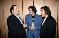 Harvey Weinstein, Quentin Tarantino, Harvey Keitel à la Première du film "Reservoir Dogs", 1992