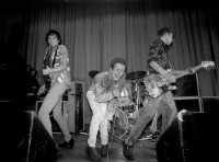 The Clash à l'ICA de Londres, en novembre 1976