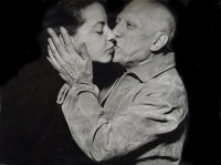 Madeleine Riffaud et Pablo Picasso à Vallauris, en 1958