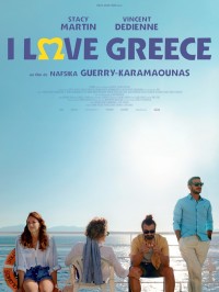 Affiche I Love Greece - Nafsika Guerry-Karamaounas