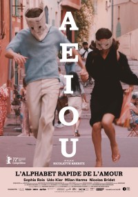 Affiche A E I O U - L'alphabet rapide de l'amour - Réalisation Nicolette Krebitz
