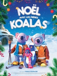 Affiche Noël avec les frères Koalas - Tobias Fouracre