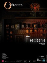 Affiche Fedora (Metropolitan Opera)