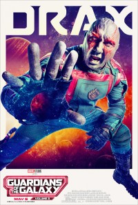 Affiche Drax - Les Gardiens de la Galaxie 3 - Réalisation James Gunn