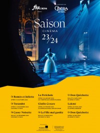 Affiche saison cinéma Opéra de Paris - 2022-2023