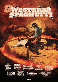 Rétro western spaghetti - affiche