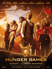 Hunger Games : la Ballade du serpent et de l'oiseau chanteur - affiche