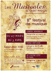 Les Musicales de Saint-Martin - Affiche