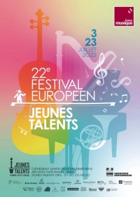 Festival européen Jeunes Talents 2022 - Affiche