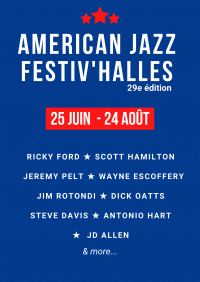 American Jazz Festiv'Halles - Affiche