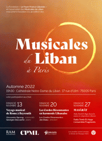 Les Musicales du Liban - Affiche
