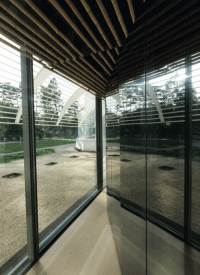 Musée départemental Albert-Kahn - nouveau bâtiment conçu par l’architecte Kengo Kuma