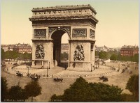 Paris. L'Arc-de-triomphe de l'Etoile