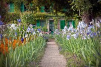 Maison de Claude Monet et iris