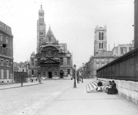 Vue de l'église entre 1914 et 1918