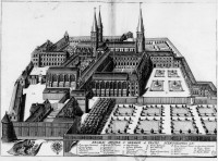 L'abbaye de Saint-Germain-des-Prés en 1687 (vue du nord)