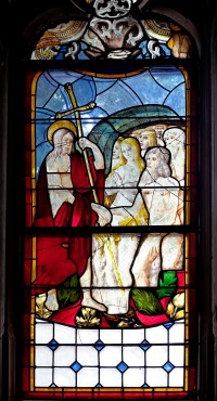 Fragment de vitrail du XVIe siècle