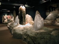La galerie de Minéralogie et sa salle des cristaux géants