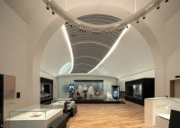 Vue de la deuxième mezzanine en Galerie Davioud. h2o architectes et Snøhetta. 06/10/2023 