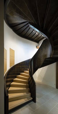 Escalier est,
Réalisation Paul Barnoud, ACMH, atelier Cairn Musée de Cluny - musée national du Moyen Âge