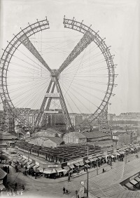Démontage de la grande roue, 1921