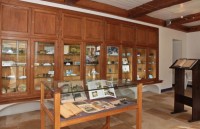 Musée du Sucre d'orge : vitrines