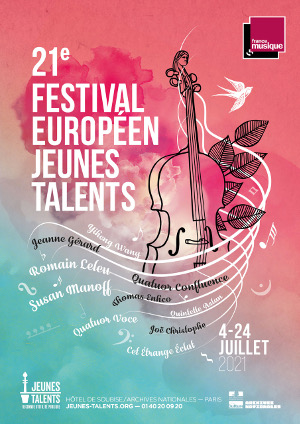 Affiche du Festival Jeunes Talents 2021