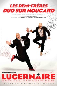Les Demi-frères, duo sur Nougaro au Théâtre du Lucernaire