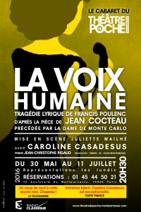 La Dame de Monte Carlo / La Voix humaine au Théâtre de Poche